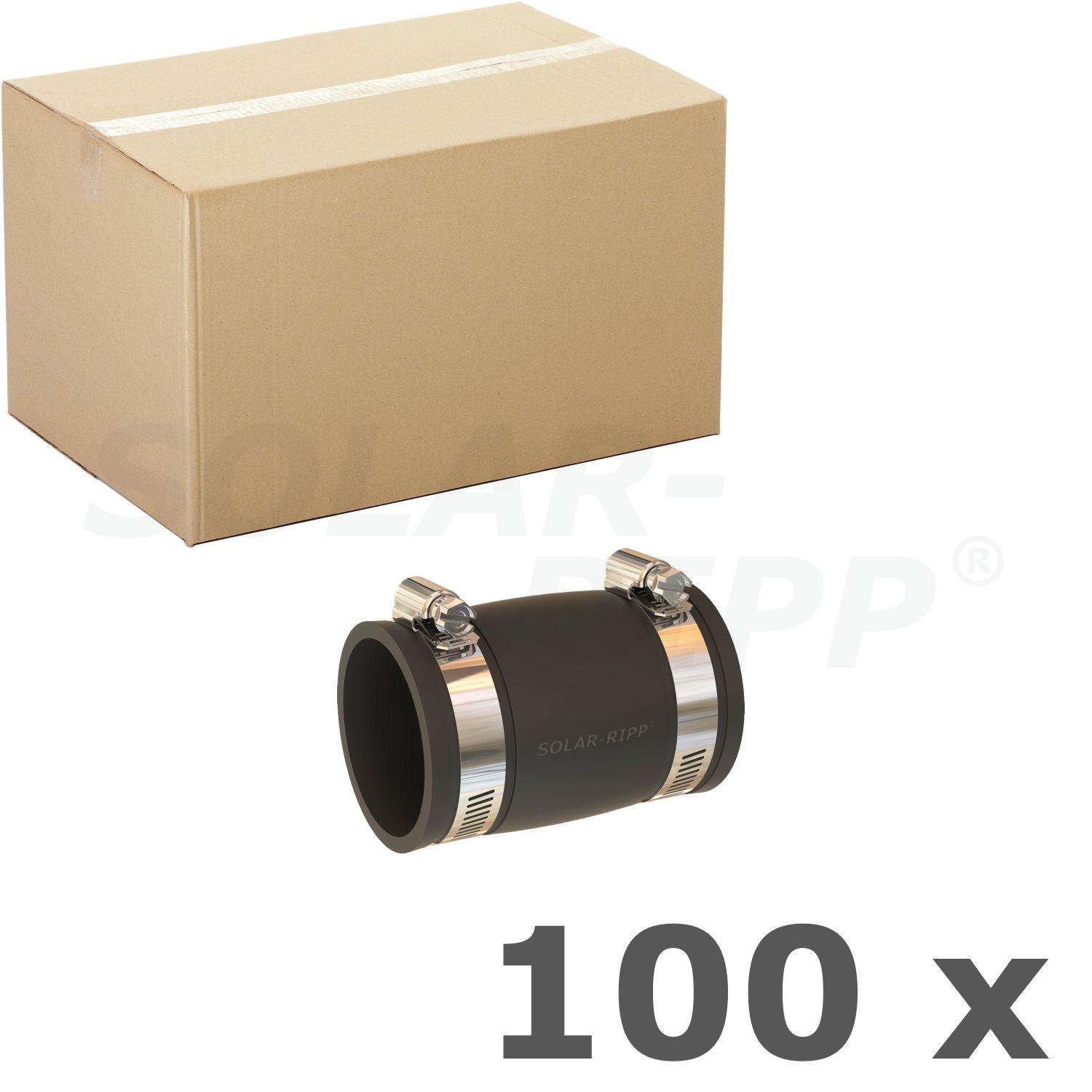 Manguito de conexión de 50 mm - caja de cartón con 100 uds.