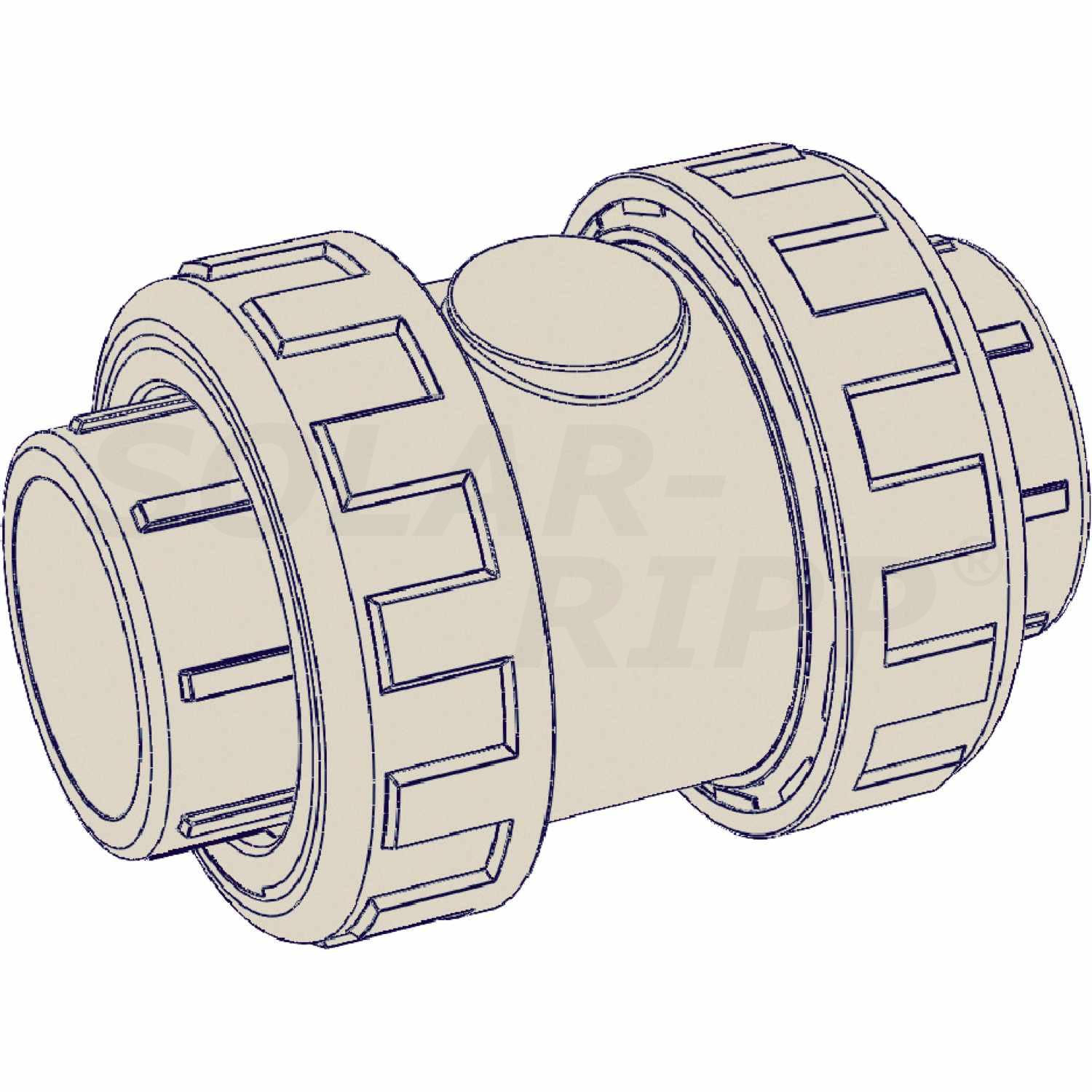 Check valve 50mm PVC-U