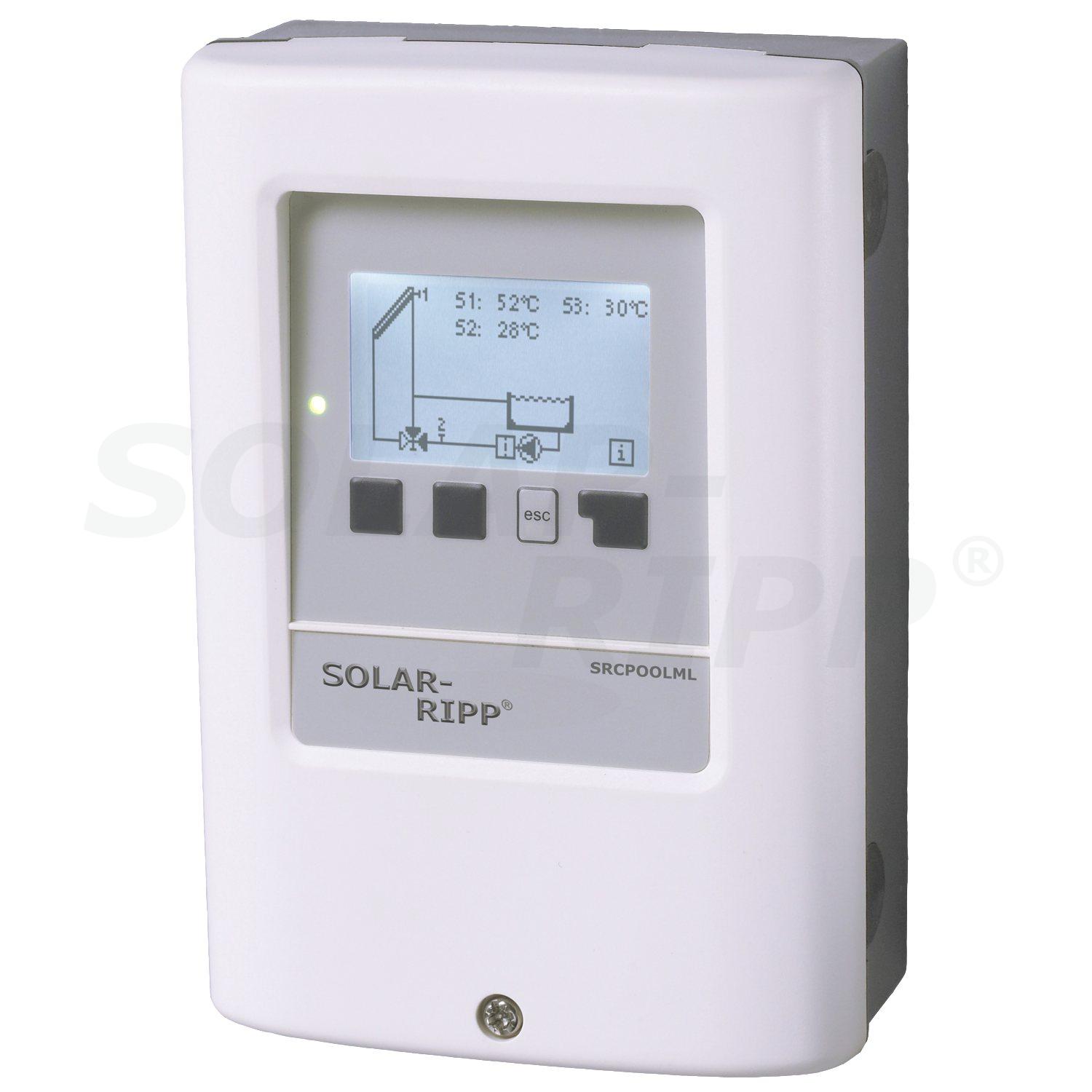 SOLAR-RIPP ® Solarcontroller SRCPOOLML...