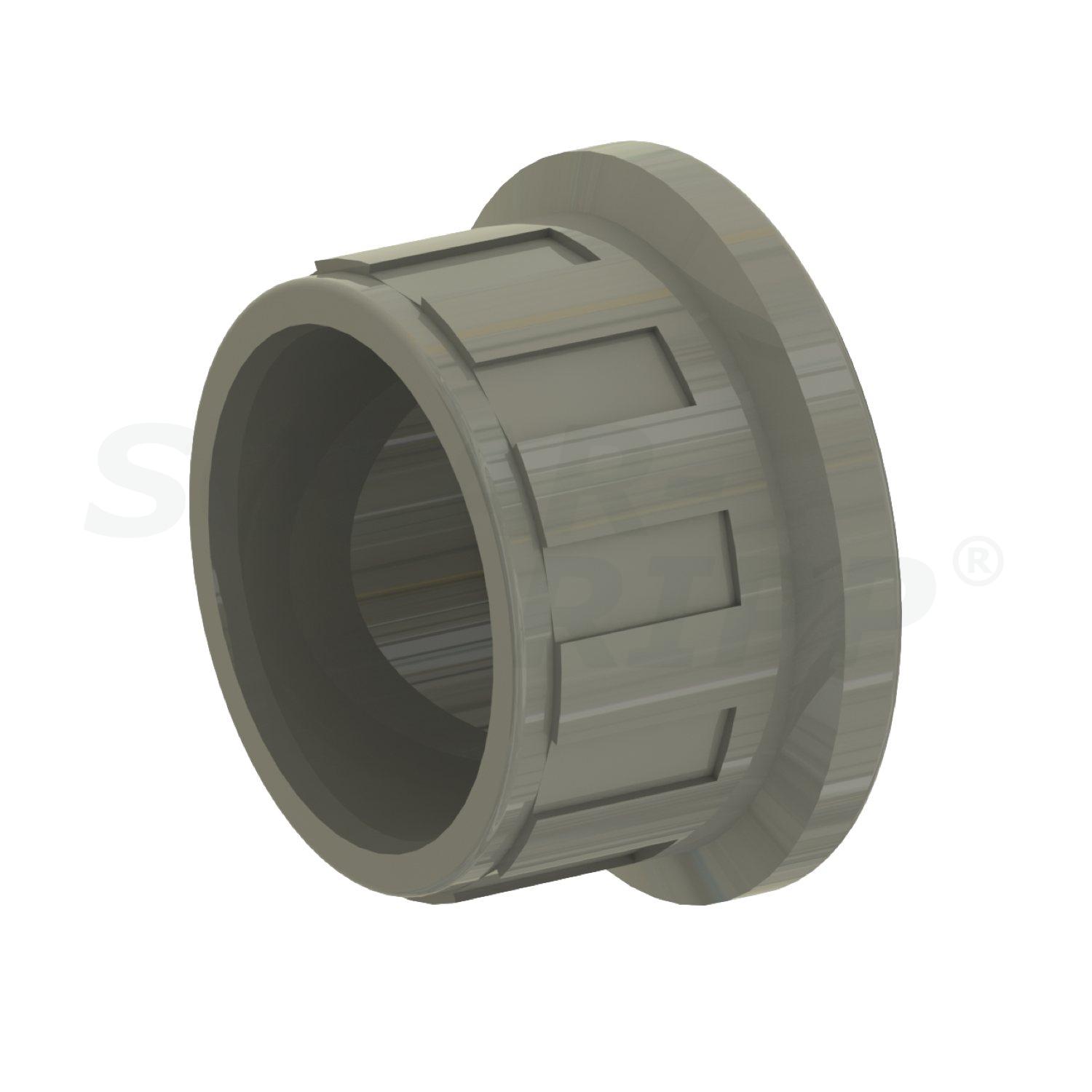 PVC insert for actuated valve 63mm